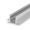 Profil LED P25-2 100cm podtynkowy szer. 14mm |srebrny