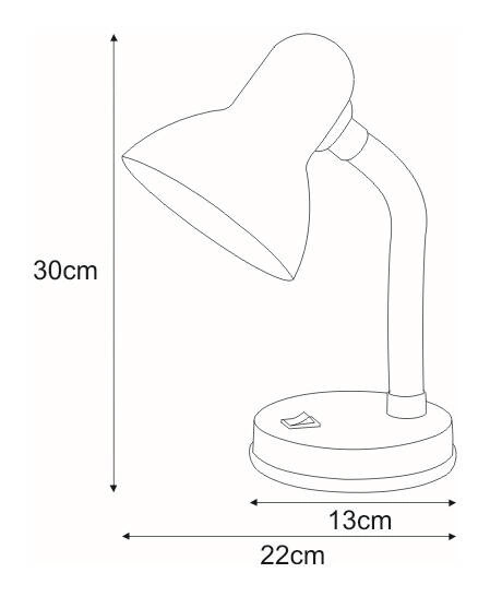 Lampka biurkowa K-MT-203 SELEDYNOWY z serii CARIBA