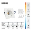 Oprawa wpuszczana MODI SQ 6W neutralna 4000K biały szer. 9,3cm