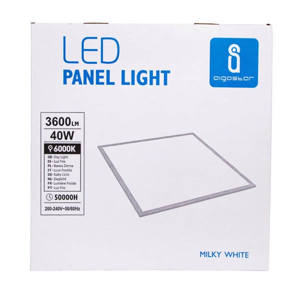 Panel LED 60x60cm 40W 6000K biała