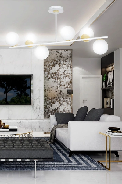 Lampa sufitowa Emibig FLOKI 6 Biały GOLD 1023/6