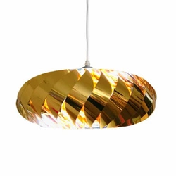 Lampa wisząca JET, złota, 1x60W E27