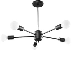 Żyrandol LANGO 5 czarny SL.1022