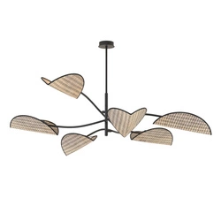 Lampa sufitowa Emibig LOTUS 6 BL NATURAL 1463/6