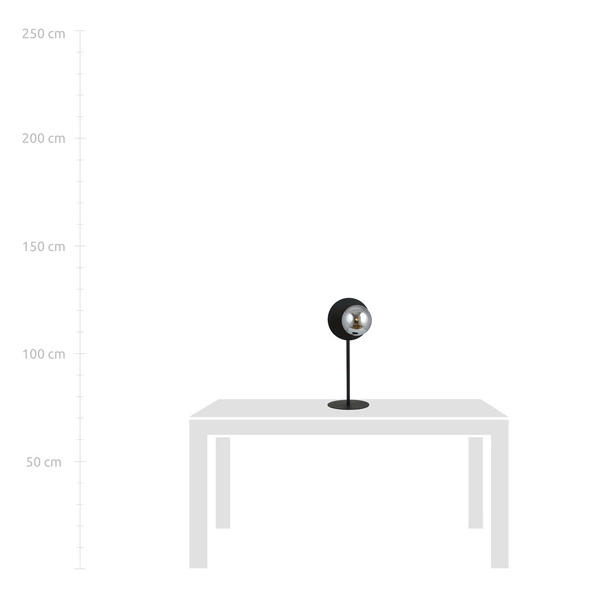 Lampa biurkowa Emibig OSLO LN Czarny/GRAFIT 1186/LN