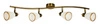 Lampa ścienna/sufitowa REGENT, 94-70036, patynowy/biały, 4x40W G9