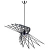 Lampa wisząca PLANET  serpentyna czarna 65cm 1872104