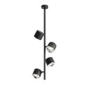 Aldex Lampa sufitowa BOT 4 PIONOWA 1047PL_L2, czarna, 4x35W GU10