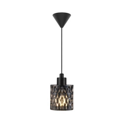 Lampa wisząca HOLLYWOOD E27 60W Szkło | Przydymiony