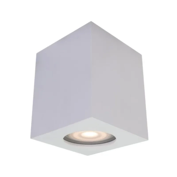 Spot sufitowy Fabrycio dł. 7,6cm GU10 | biały