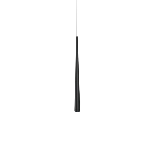 Lampa wisząca nowoczesna wpuszczana sopel PANA 7W ciepła 3000K czarny śr. 2,7cm