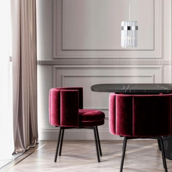 Lampa wisząca Vetro 1 chrom 1xE14