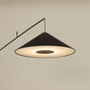 Lampa podłogowa POISE black A E27 wys.240cm dług.260cm przewód 270cm włącznik | 11768