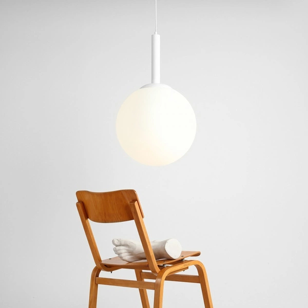 Aldex Lampa wisząca BOSSO GRANDE 1087XL, 40 cm, biała, 3x60W E27