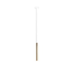 Aldex Lampa sufitowa STICK 1067PL_G_M, biały/złoty, 1x35W G9