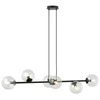 Lampa wisząca Emibig ROSSI 6 BL TRANSPARENT 874/6