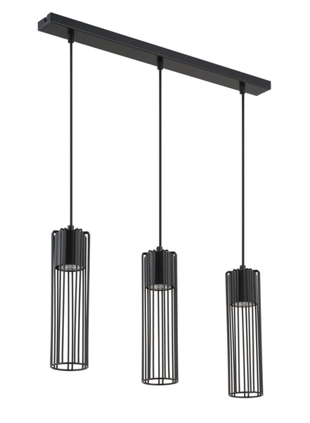 Lampa Sigma FOBIA 3 lampa wisząca prosty czarny 33453
