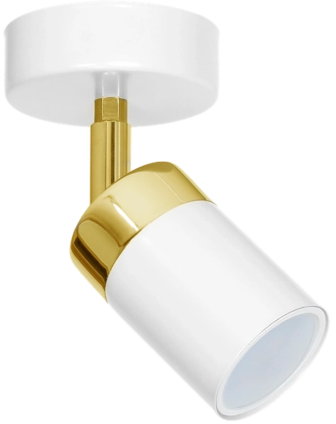 Kinkiet JOKER, MLP6128, biały/złoty, 1x8W GU10