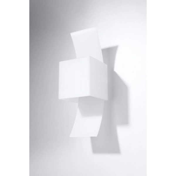 Szklany kinkiet LIMA SL.0301 biały 1xG9