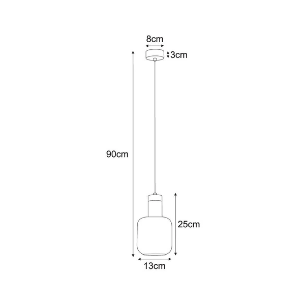Lampa wisząca K-5265 z serii DOKA