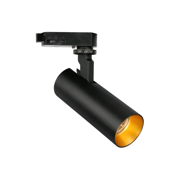 Reflektor do szynoprzewdów 3F Luba 1xLED czarny TRA0103-BK