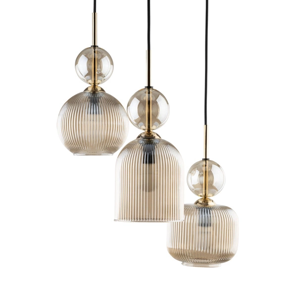 SOPHIA COGNAC LAMPA WISZACA 3XE14