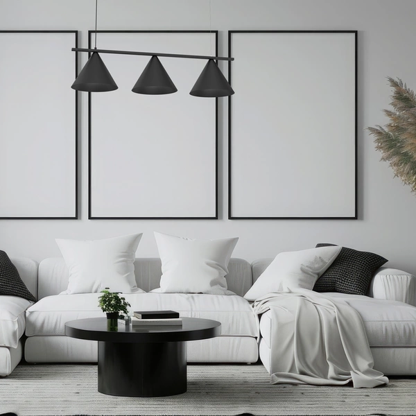 Lampa wisząca CAPITAL CZARNY 3XGX53