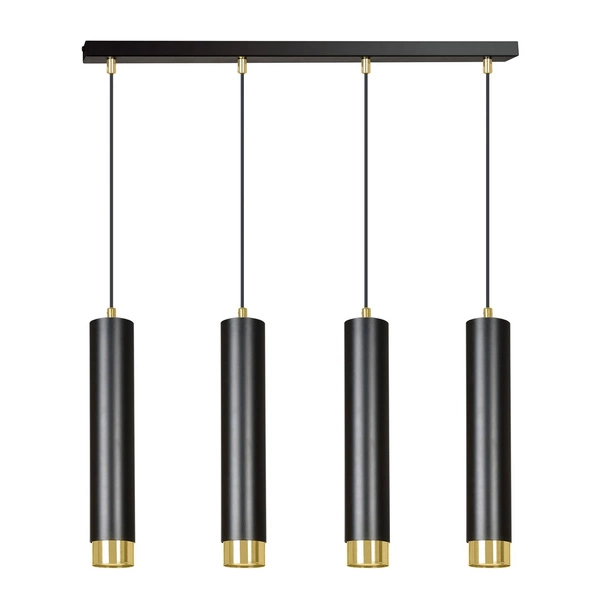 Lampa wisząca Emibig KIBO 4 BL/GOLD 644/4