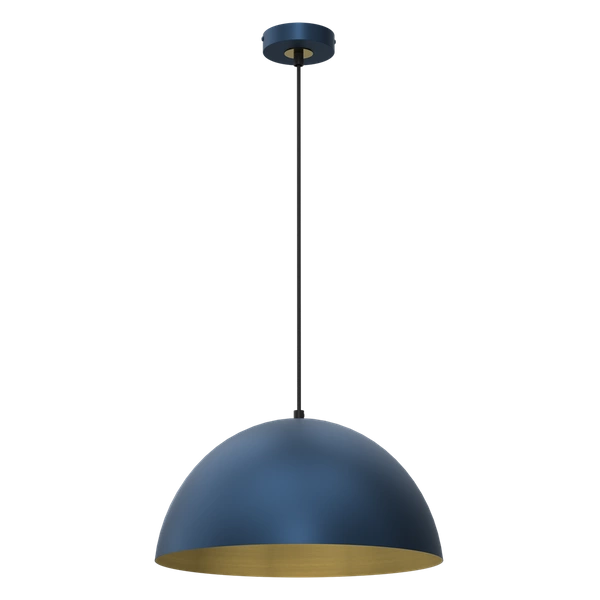Lampa wisząca BETA, MLP8288, 35 cm, granatowy/złoty, 1x60W E27