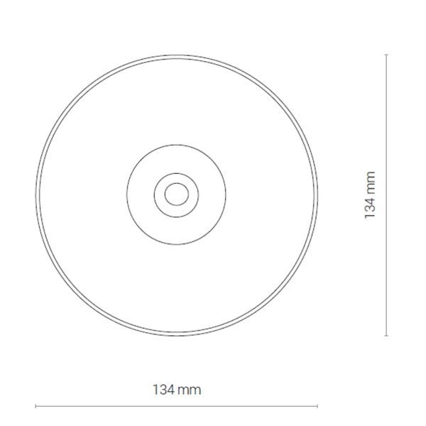 Lampa sufitowa plafon IOS 20W LED 4000K kąt 36° | biały 8738
