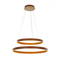 Nowoczesna lampa wisząca ORING Manezia PND-270160-2A-GD | Brąz