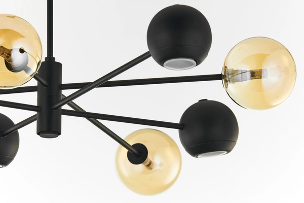 Nowoczesny Żyrandol MOKA wys. 47-69cm 4xG9 4xGU10
14W IP20 | Czarny