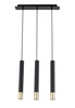 Lampa Sigma SOPEL GRAND 3 czarny/złoty lampa wisząca 33395