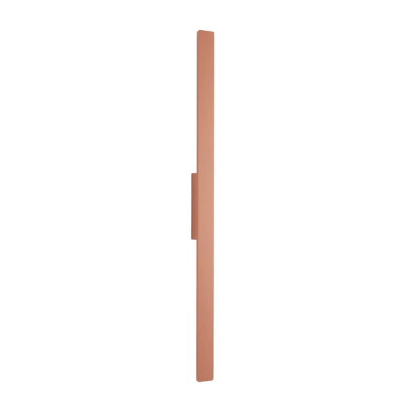 Zewnętrzny kinkiet DEMI LED M 18W 3000K 1200lm wys.100cm szer.5.2cm IP54 | Brick red 11557
