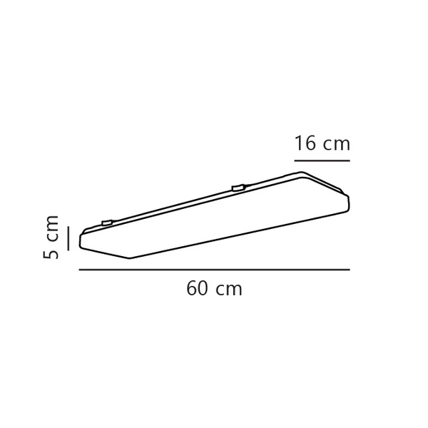 Oprawa świetlna na listwę TRENTON LED 4000K Biała neutralna Plastik | Biały