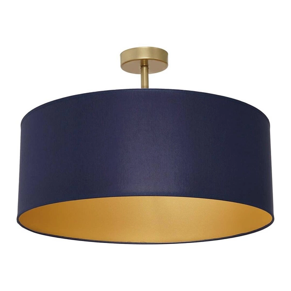 Nowoczesna lampa sufitowa BEN NAVY BLUE/GOLD 3xE27 MLP6457