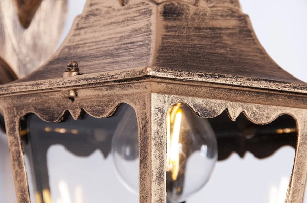 Kinkiet K-5006A DOWN CZARNY/ZŁOTY z serii LOZANA