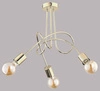 Lampa sufitowa ALFA TANGO ZŁOTA 3xE27 48cm | 28313