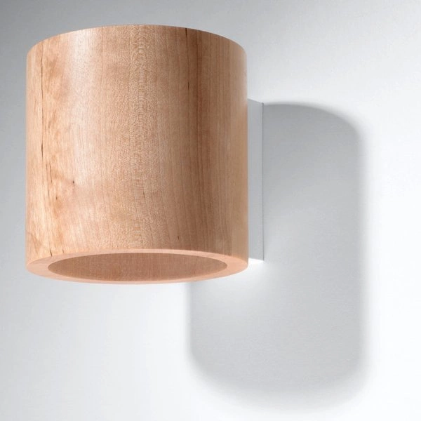 Kinkiet Sollux ORBIS drewno o kolorze drewno naturalne 1xG9 LED 4,5W, 3000K, SL.0490