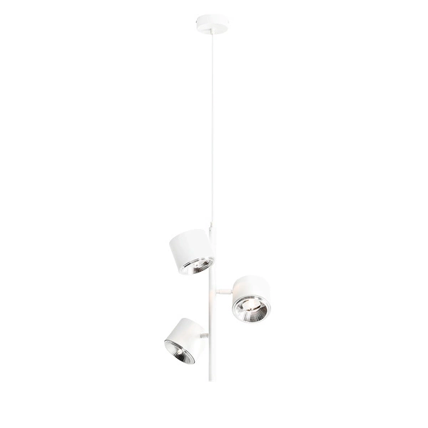 Aldex Lampa wisząca BOT 3, 1046E, biała, 3x35W GU10