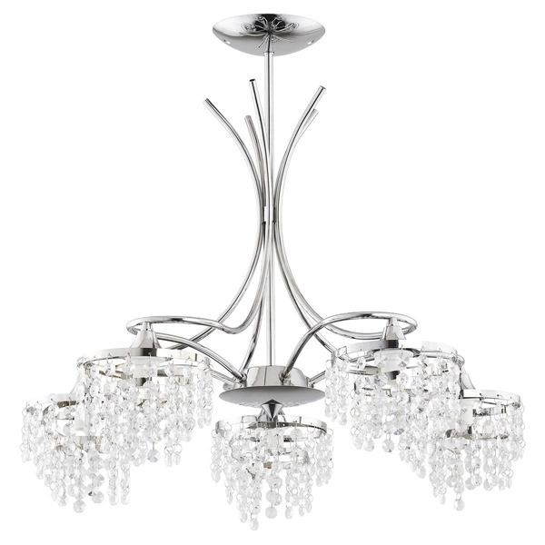Lampa sufitowa ALFA KALIOPA CHROM 5xE14 58cm | 24455