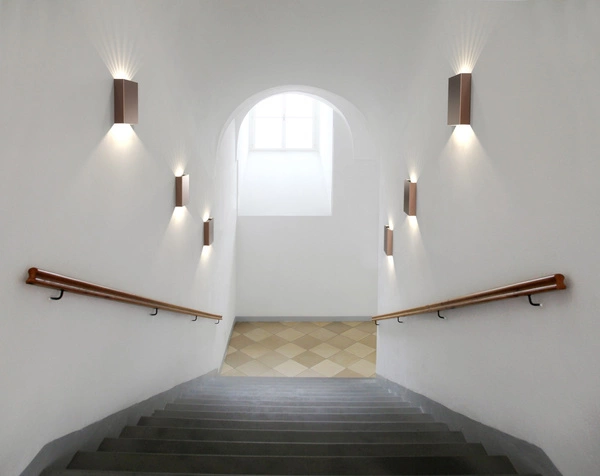 Kinkiet FOLD LED 3000K Biała ciepła Miedź