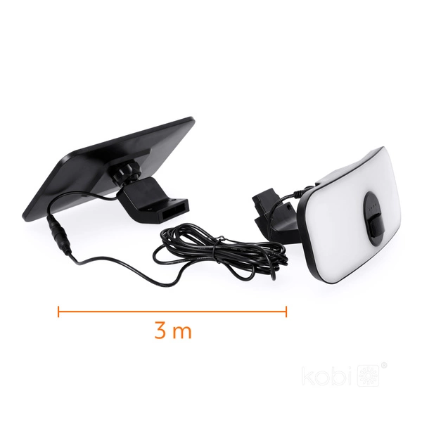 Solarna lampa z czujnikiem ruchu SOLAR LED KOBI NEW PHOENIX 13W barwa 4K