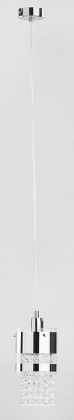 Lampa wisząca ALFA BRUNO CHROM 1xE27 12cm | 19221
