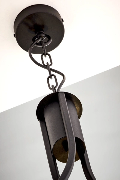 Klasyczny Żyrandol ARTHUR wys. 71cm 3xE27 15W IP20 | czarny