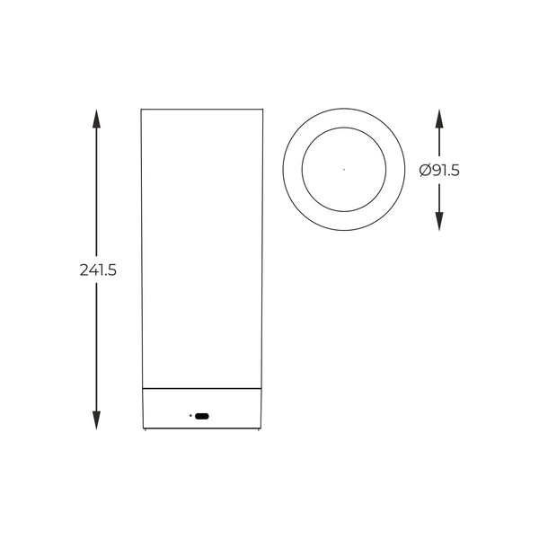 1002 ESTERNO LAMPA ZEWNĘTRZNA STOŁOWA