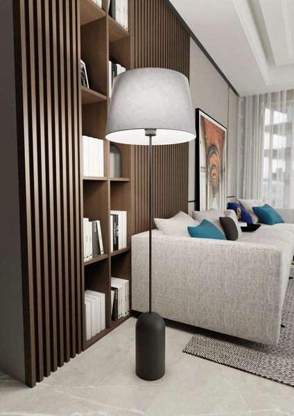 Lampa podłogowa Emibig PEARL LP GRAY 1420/LP1