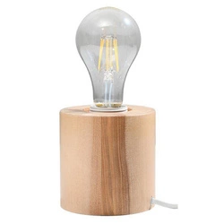 Lampa biurkowa SALGADO, SL.0674, naturalne drewno, 1x60W E27