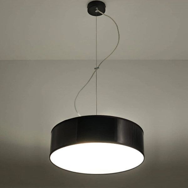 Lampa Wisząca ARENA 35 PVC Stal Czarna 2 x 15W LED , SL.0115