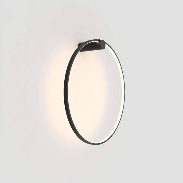 Kinkiet MIRROR, mały, czarny, 35W LED, barwa ciepła 3000K, IP44